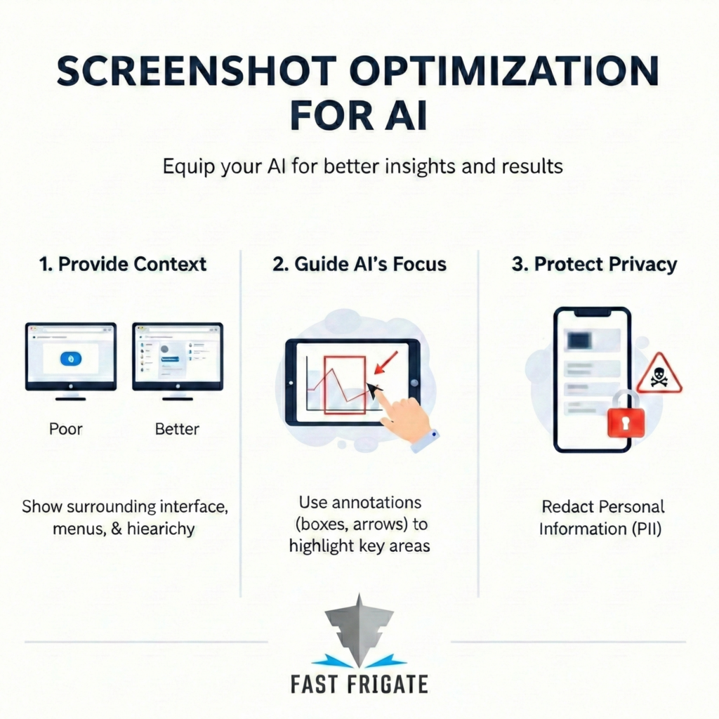 Using Screenshots with AI: Why Showing Beats Telling
