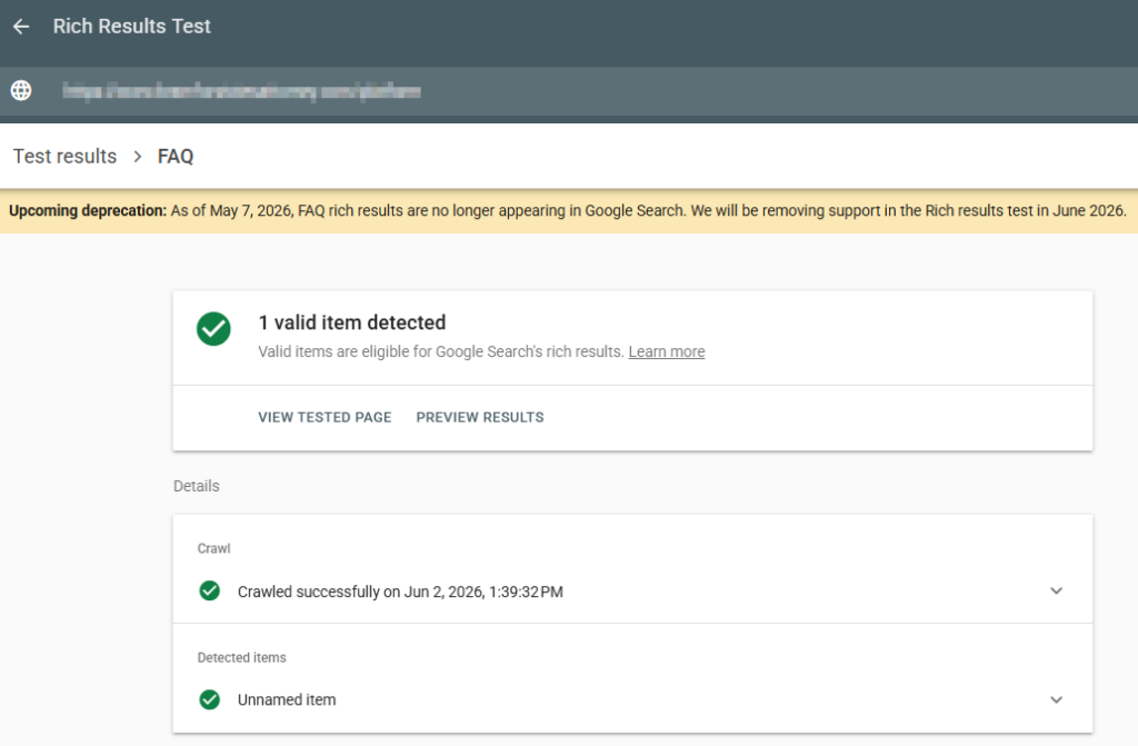 FAQ Rich Result Going Away Deprecation